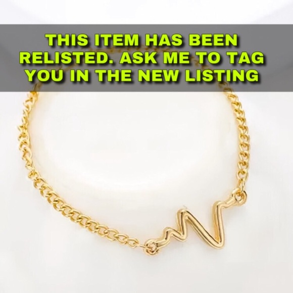 Jewelry - ⚜️[𝟯/$𝟭𝟴]⚜️ECG Gold Simple Metal Bracelet NEW